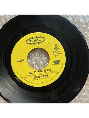 Bobby Vinton - Just as Much as Ever/Another Memory 45rpm VG+ R24